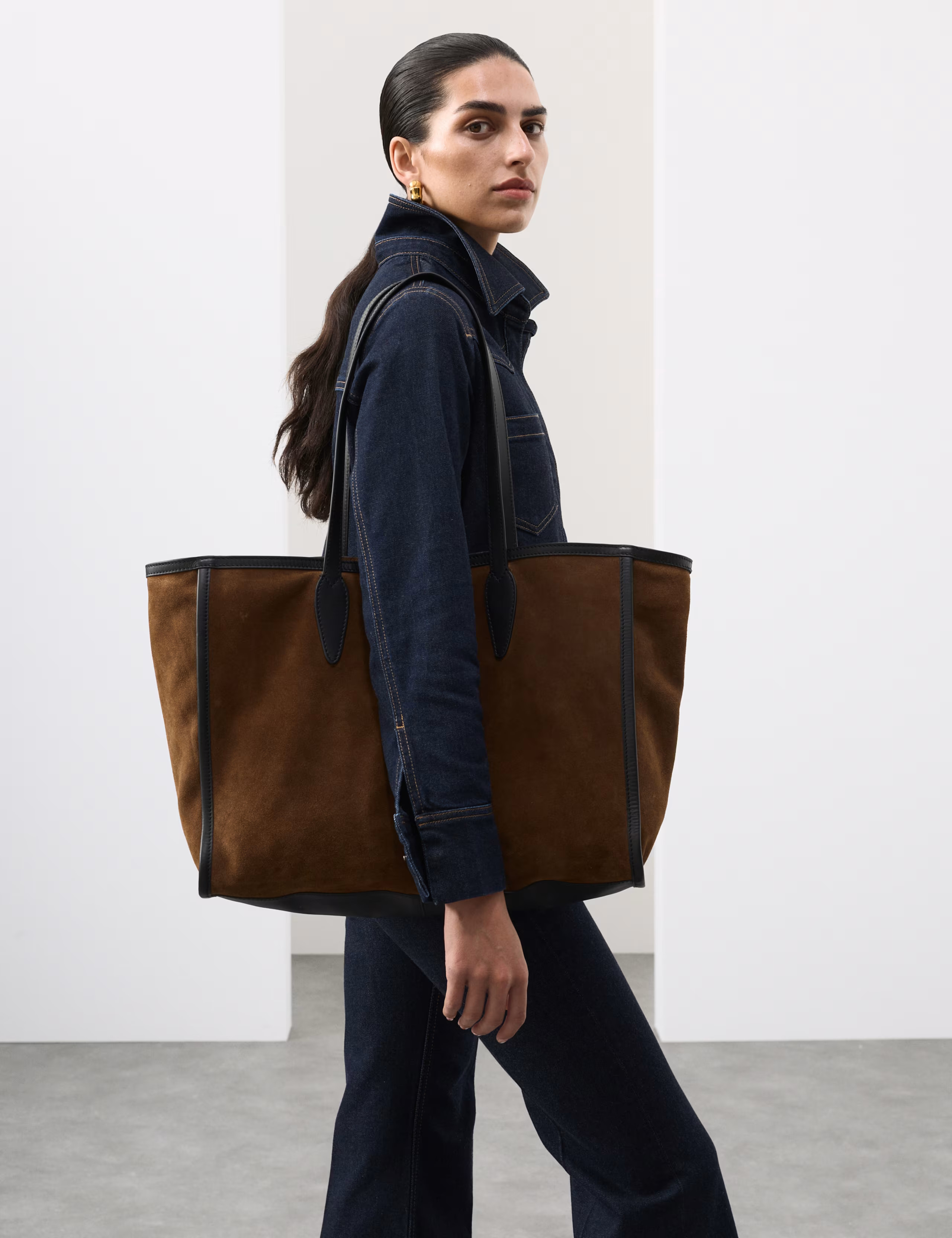 Pure Leather Suede Tote Bag | Marks & Spencer (UK)