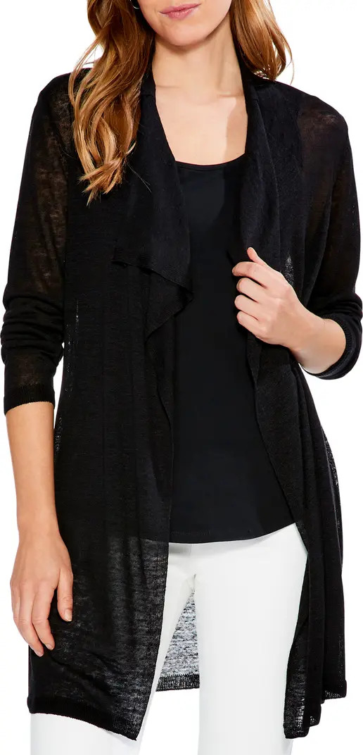 Featherweight Drape Linen Blend Cardigan | Nordstrom