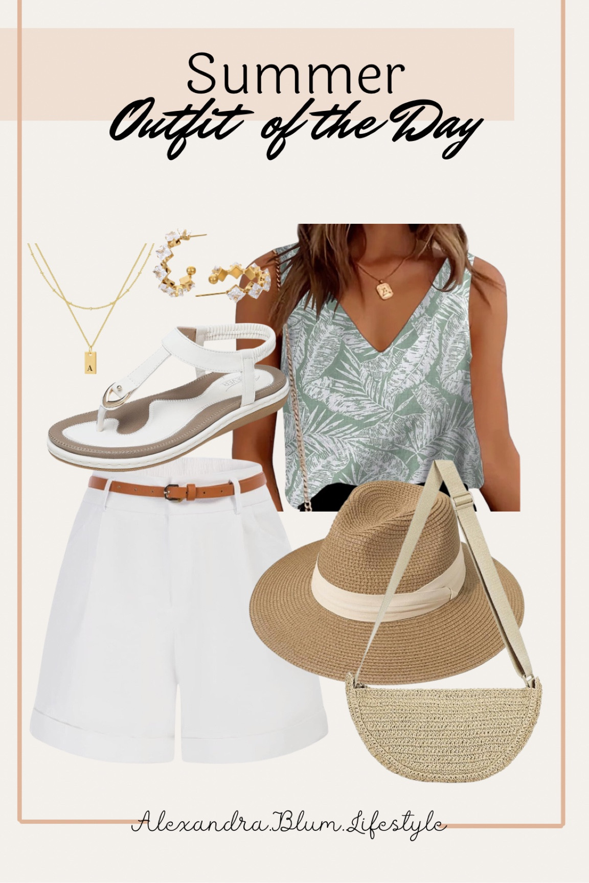 Summer Outfit of the Day! Linen shorts, floral tank, fedora hat, strap sandals, gold hoop earrings! 


#LTKStyleTip #LTKFindsUnder100 #LTKFindsUnder50