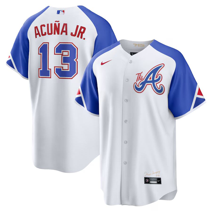 Ronald Acuña Jr. Atlanta Braves Nike 2023 City Connect Replica Player Jersey - White | Fanatics