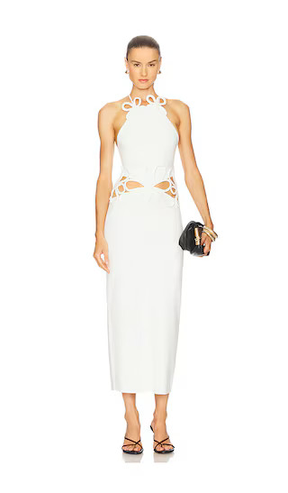 Jena Knit Dress in Off White | Revolve Clothing (Global)