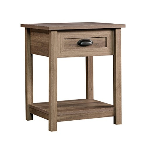 Sauder County Line Side Table/Night Stand, Salt Oak Finish | Amazon (US)