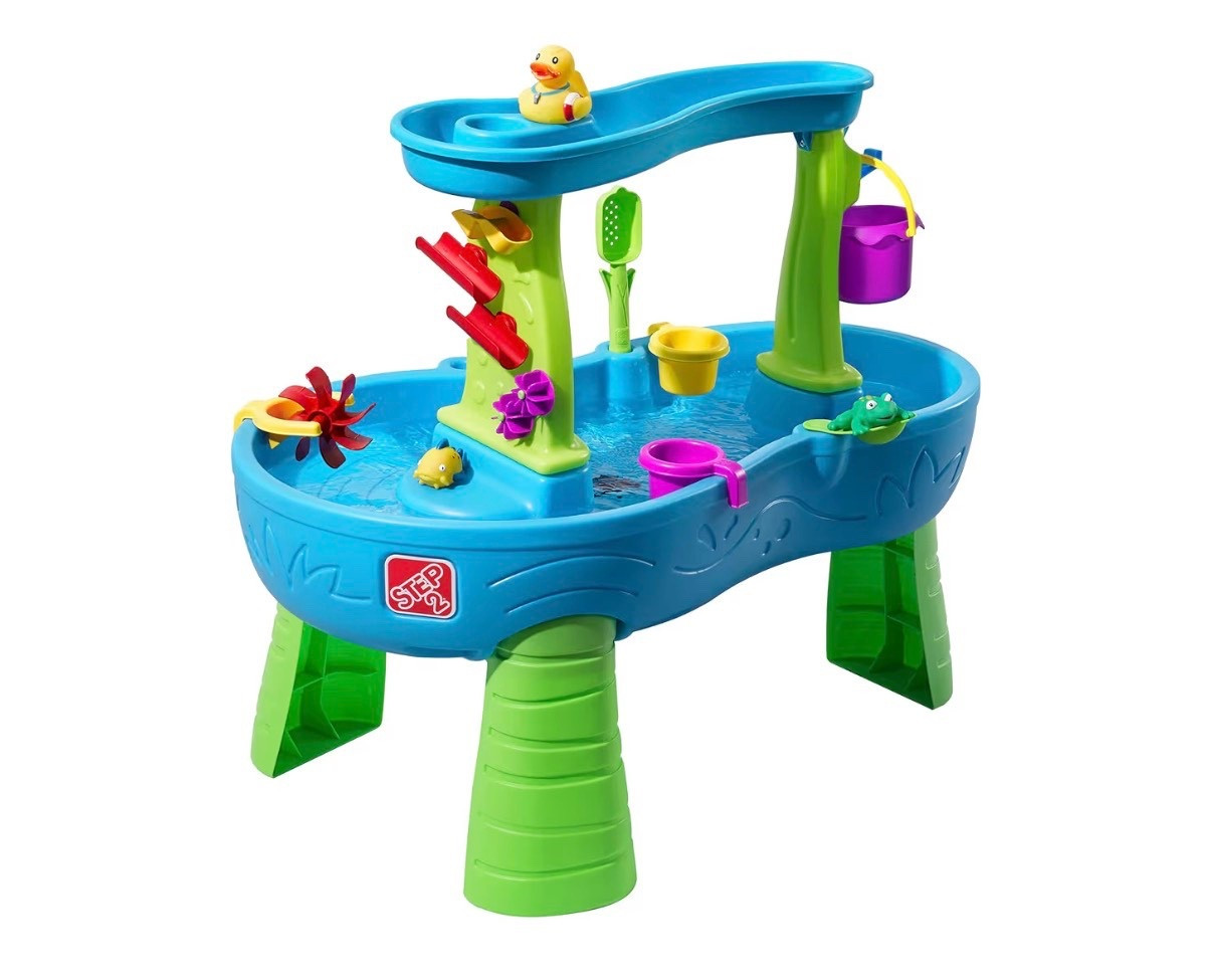 Step2 Rain Showers Splash Pond Water Table, Kids Water and Sand Activity Sensory Playset, Summer Outdoor Toys, 13 Piece Water Toy Accessories, For Toddlers 1.5+ Years Old, Blue & Green

Kids summer play toy 

#LTKKids