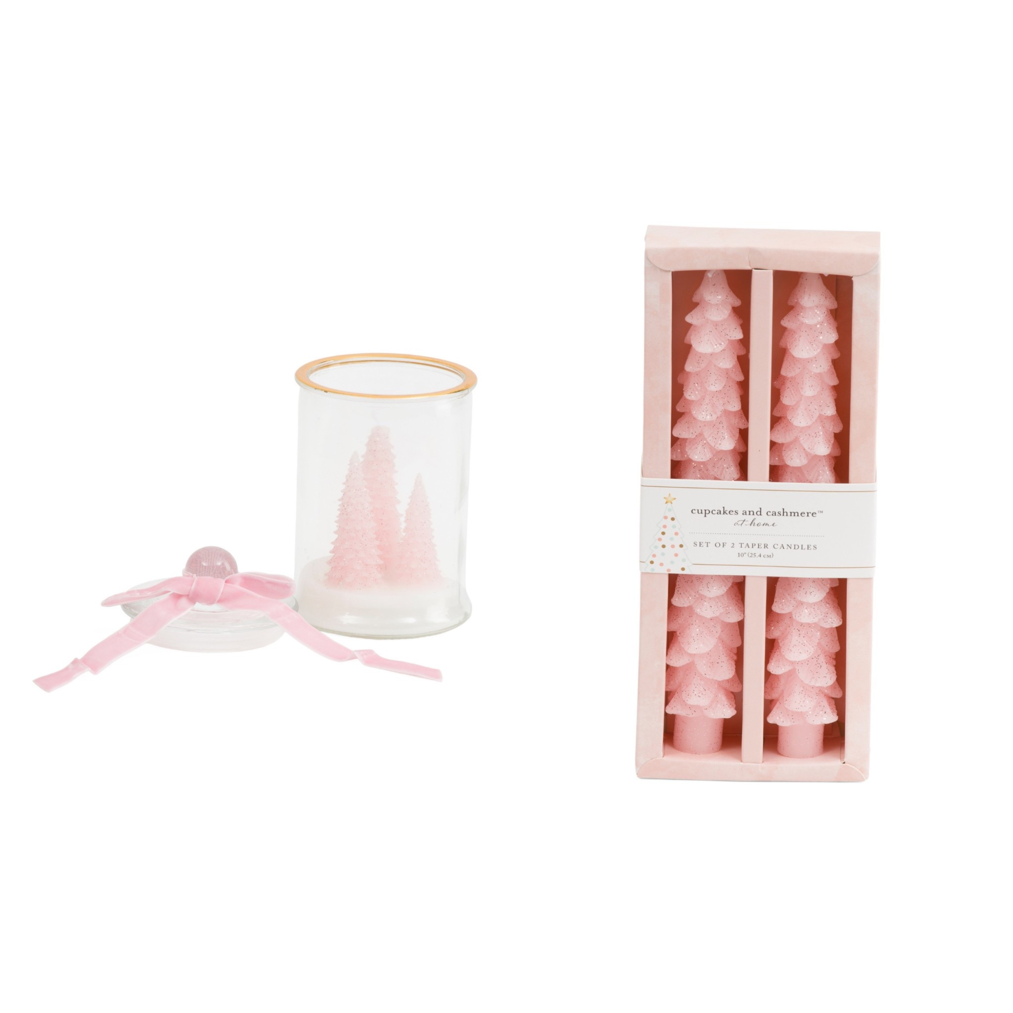 Pretty pink tree candles 🎀

#LTKSeasonal #LTKStyleTip #LTKHome