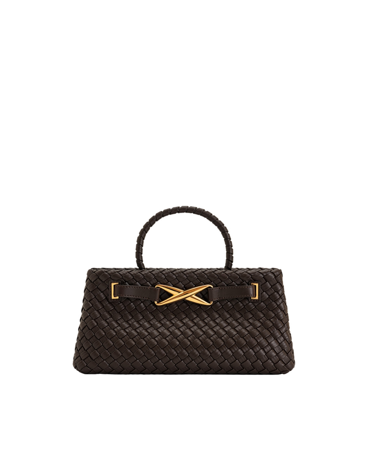 Jw Pei Elora Small Woven Tote Bag - Dark Brown | Macy's
