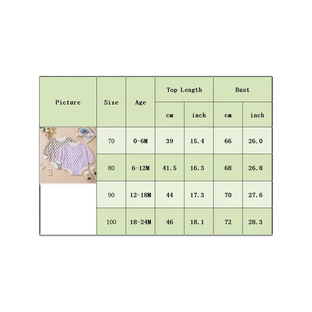 Calsunbaby Infant Baby Boys Girls Autumn Jumpsuit Checkerboard Print Long Sleeve Crew Neck Snap R... | Walmart (US)