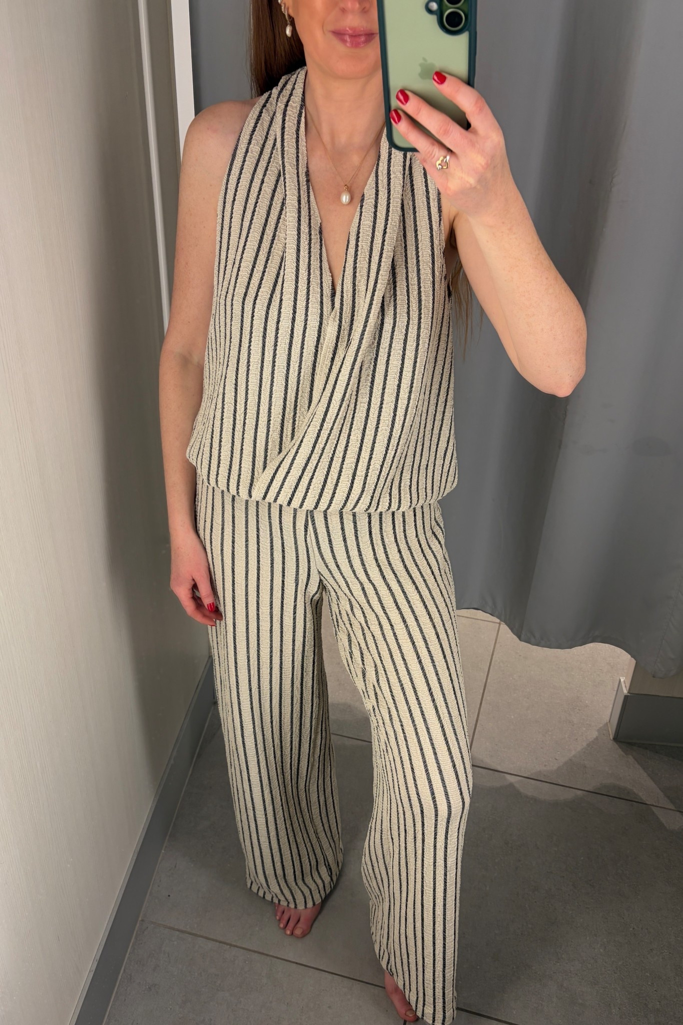 New in H&M Summer - Gorgeous striped co-ord, perfect for Summer Nights. Wearing a size Small in the top and bottoms. Vacation outfits beach, summer outfits 

#LTKtravel #LTKsummer #LTKuk