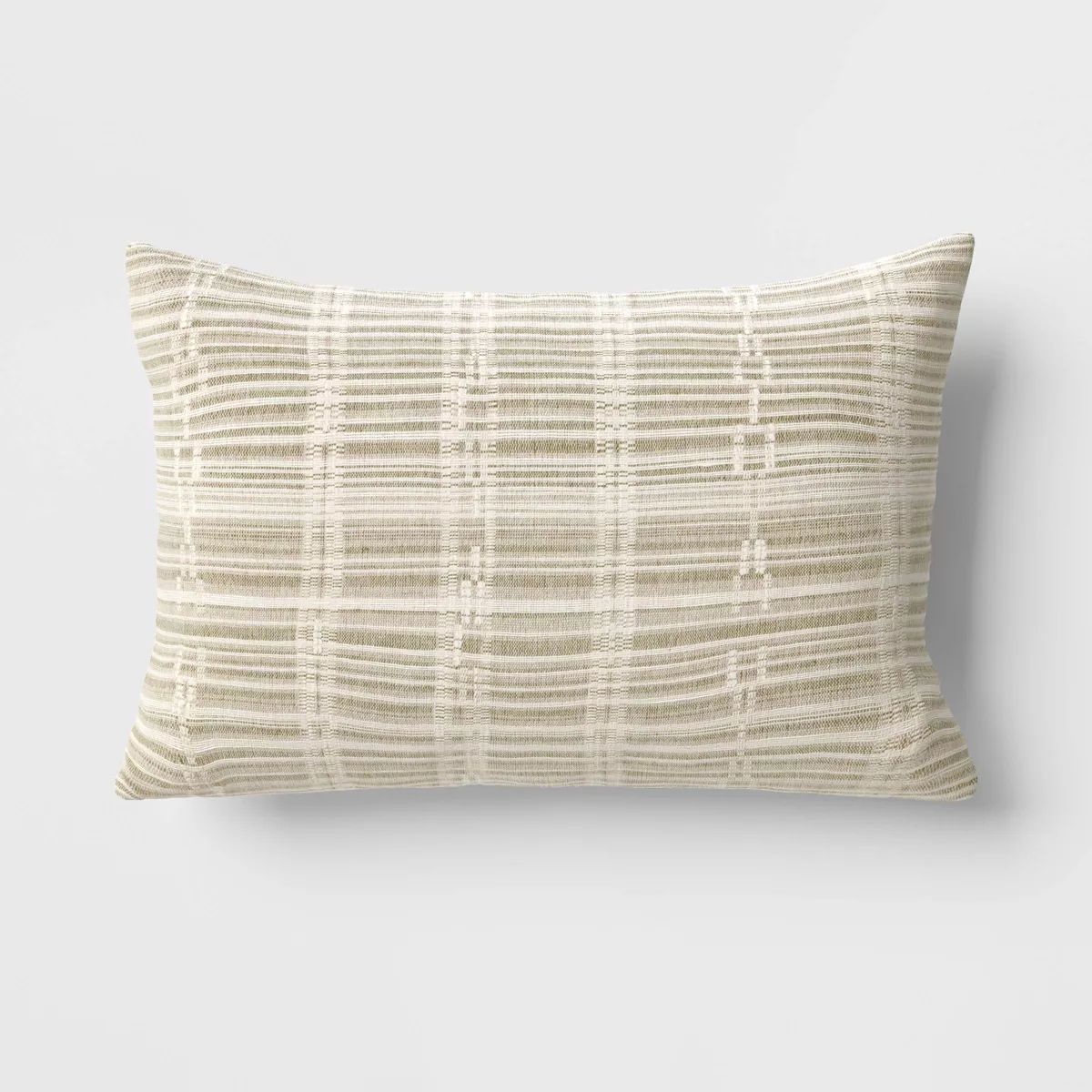 Cotton Dobby Striped Square Throw Pillow - Threshold™ | Target