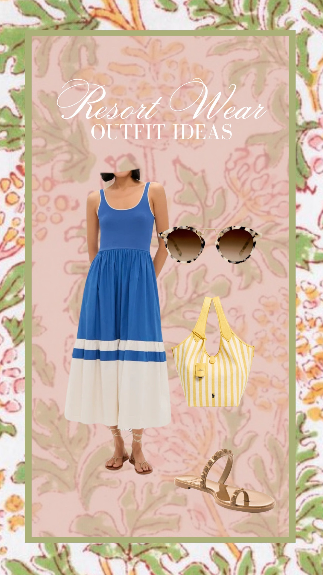 Resort wear outfit idea!

Beach vacation // summer // resort wear
