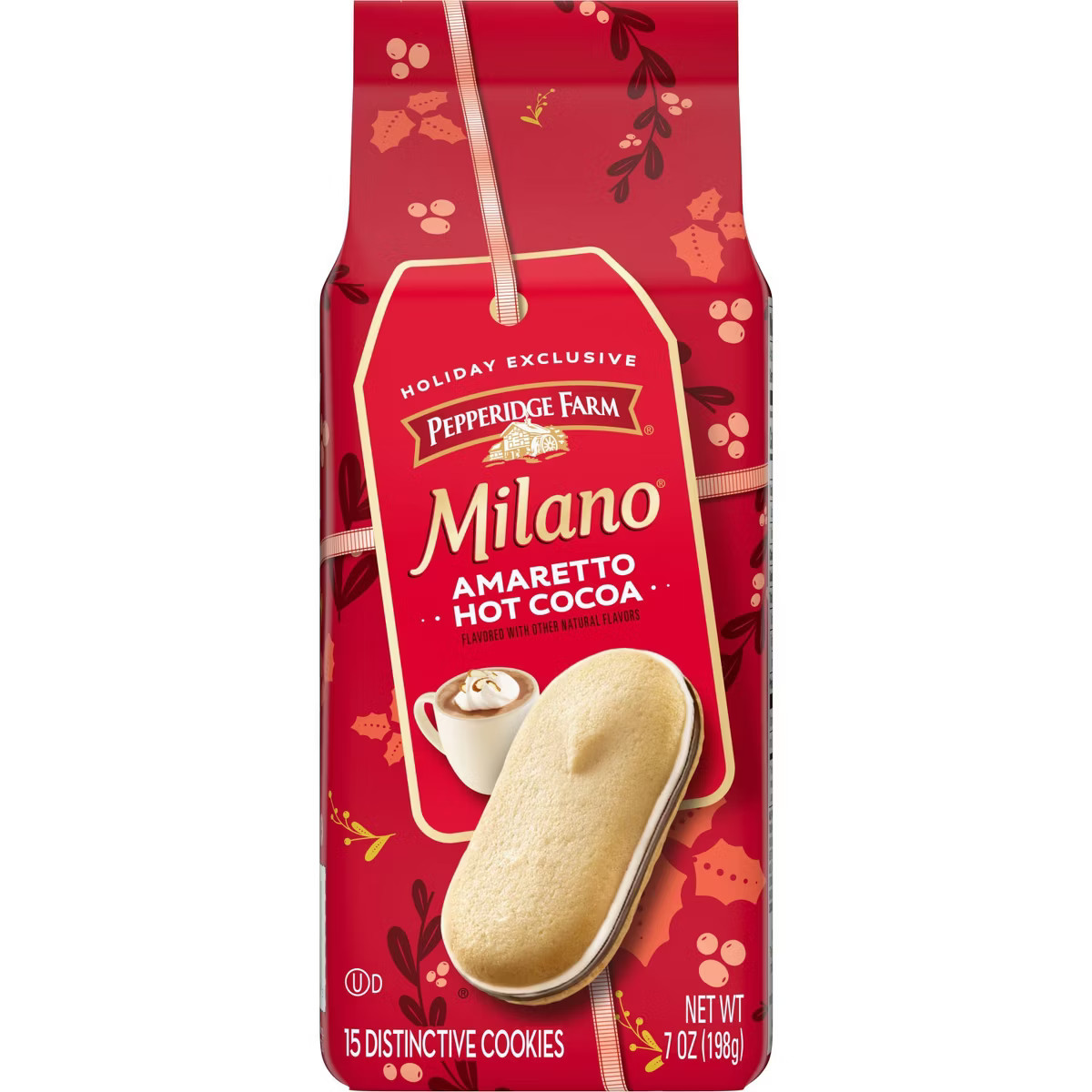 Pepperidge Farm Holiday Limited Edition Milano Amaretto Hot Cocoa Cookies - 7oz | Target