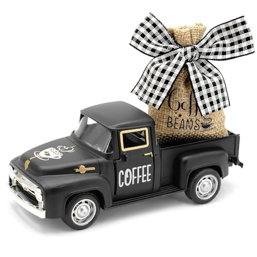 Farmhouse Decor Coffee Decor: Mini Metal Truck Decor Vintage Truck Decor Coffee Bar Accessories Decor for Countertop Farmhouse Coffee Bar Decor Coffee Corner Farmhouse Kitchen Decor Coffee Sign Decor | Amazon (US)