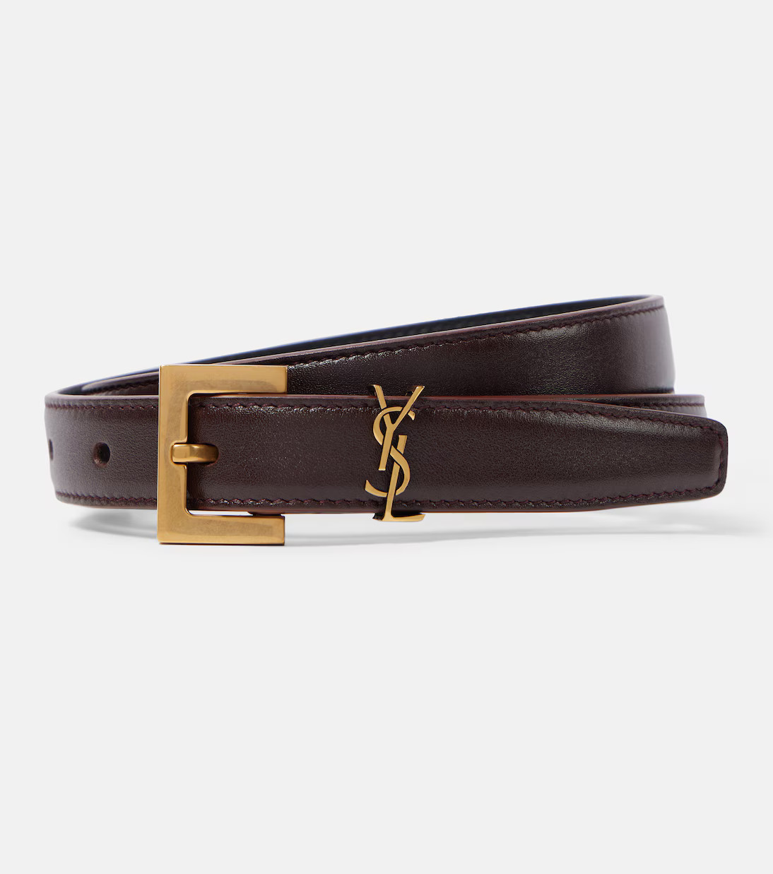 Cassandre slim leather belt | Mytheresa (UK)