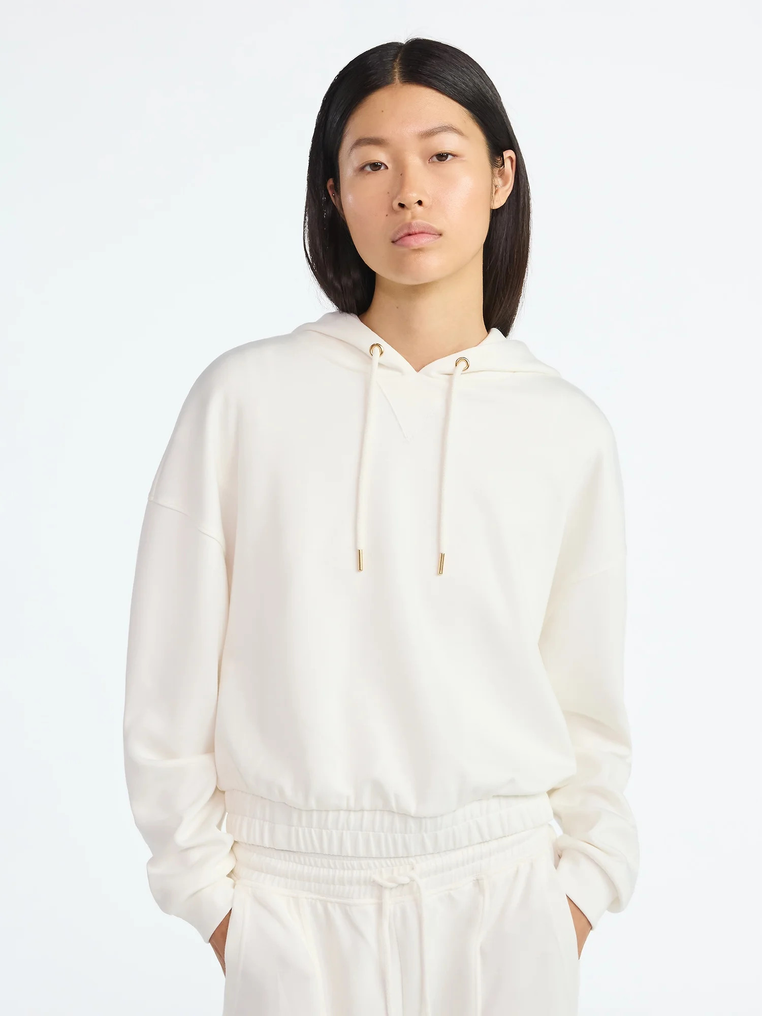 Scoop Women's and Women's Plus New Scubaknit Pullover Hoodie, Sizes XS-4X | Walmart (US)