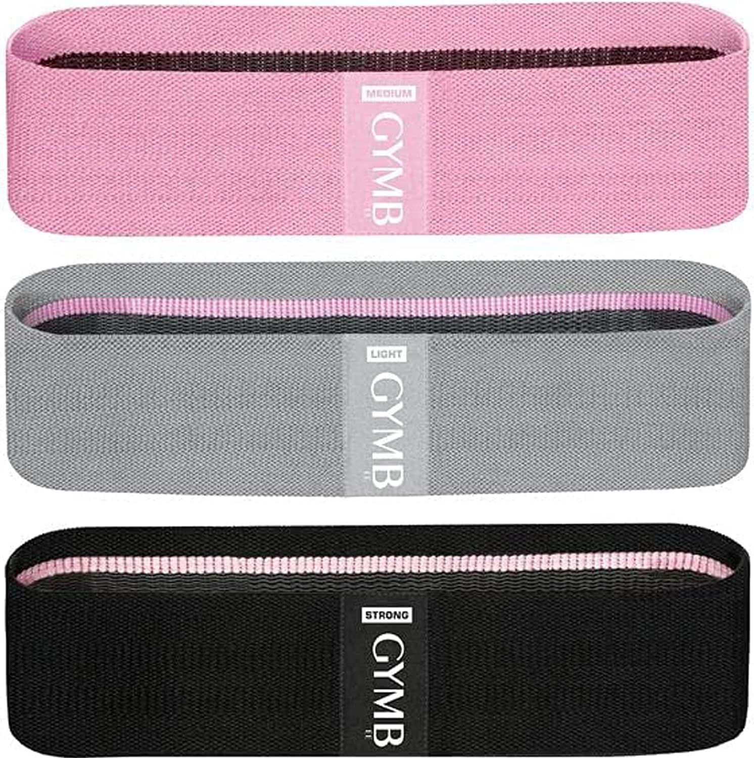 GYMB Booty Bands for Women - Non Slip Resistance Bands to Work Out Glute, Thighs & Squat - Includes  | Amazon (US)