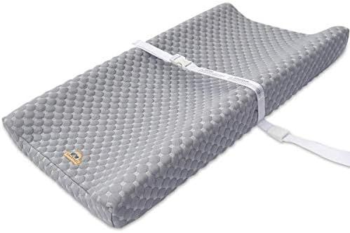Super Soft and Comfy Bamboo Changing Pad Cover for Baby by BlueSnail (Gray) | Amazon (US)