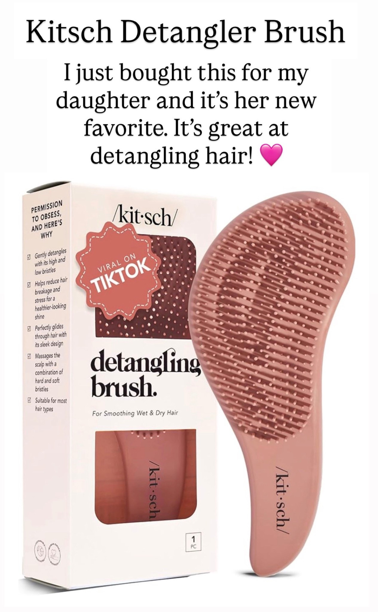 Kitsch detangling brush 

#LTKBeauty