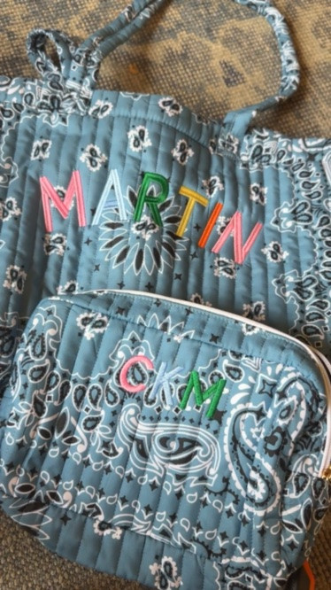 The new Bandana tote and pouch is here and it’s fabulous!! Some are on pre-order so get your order in now!

￼*Code - Catherine 10

#LTKdayinmylife #LTKstorytime #LTKTravel