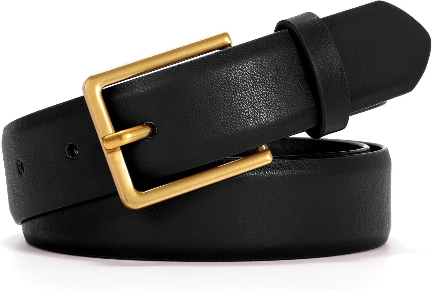 VONMELLI Belt for Women, Women's Leather Belt for Jean Dress, Fashion Ladies Belts with Rectangle... | Amazon (US)