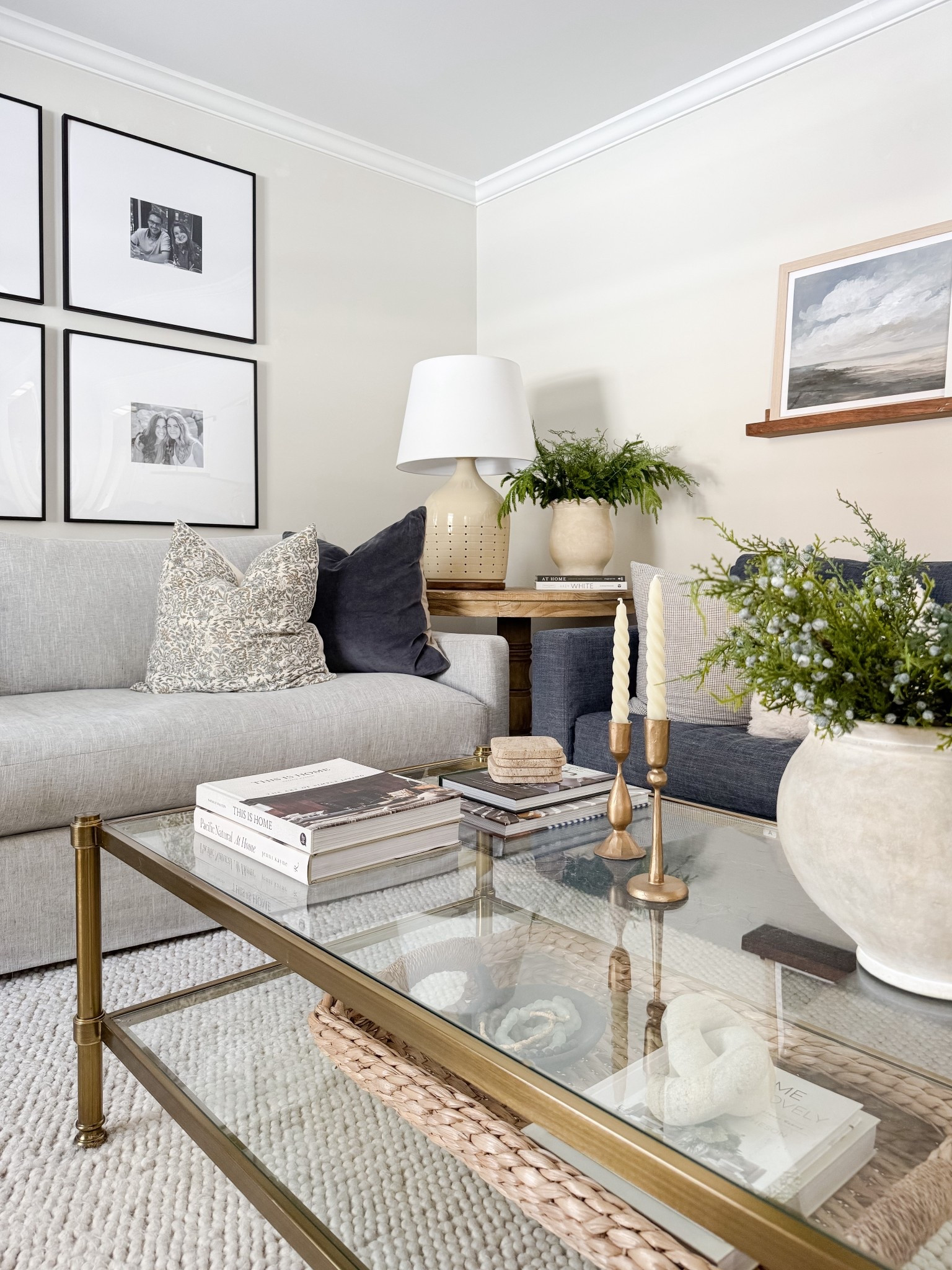 Cozy Living Area 

Neutral home  Home design  Coastal home  Trending home decor  Home styling  Living area gallery frames

#LTKHome