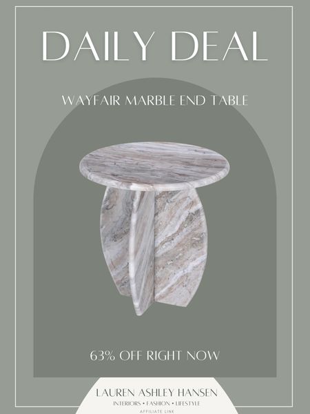 This marble top side table is so pretty! It’s 63% off right now and very affordable. I love introducing new materials and shapes into our home and this one is so good! 

#LTKStyleTip #LTKHome #LTKSaleAlert