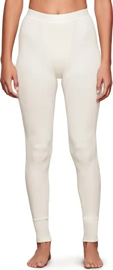 SKIMS Stretch Cotton Rib Leggings | Nordstrom | Nordstrom