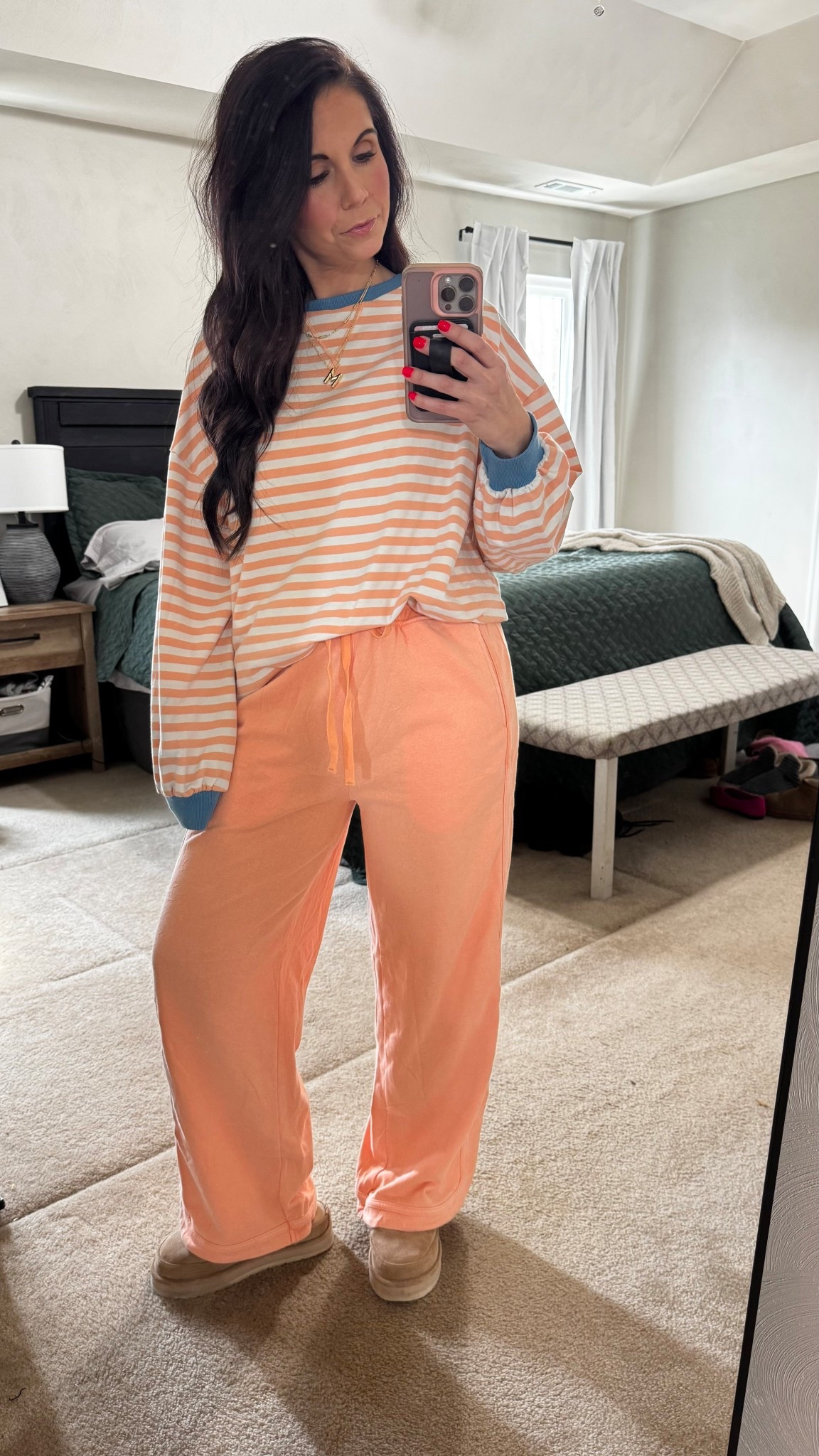 Okay it’s not technically a set… but tell me this isn’t a perfect match! Loving this peach vibe! 

#LTKPetite #LTKdayinmylife #LTKootd