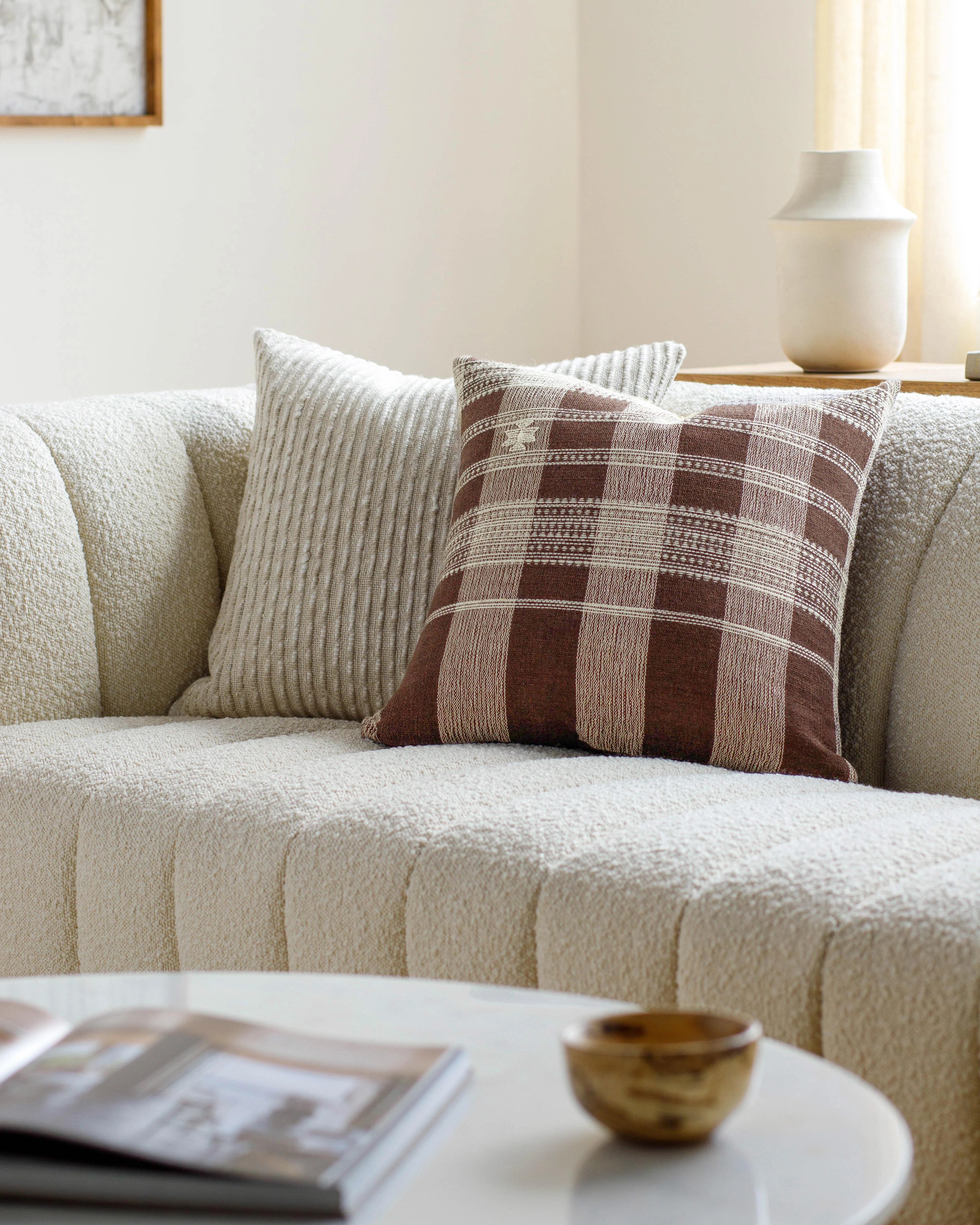 Becki Owens x Livabliss Becki Owens  Livabliss Myrna Wool Blend Throw Square Pillow & Reviews | W... | Wayfair North America