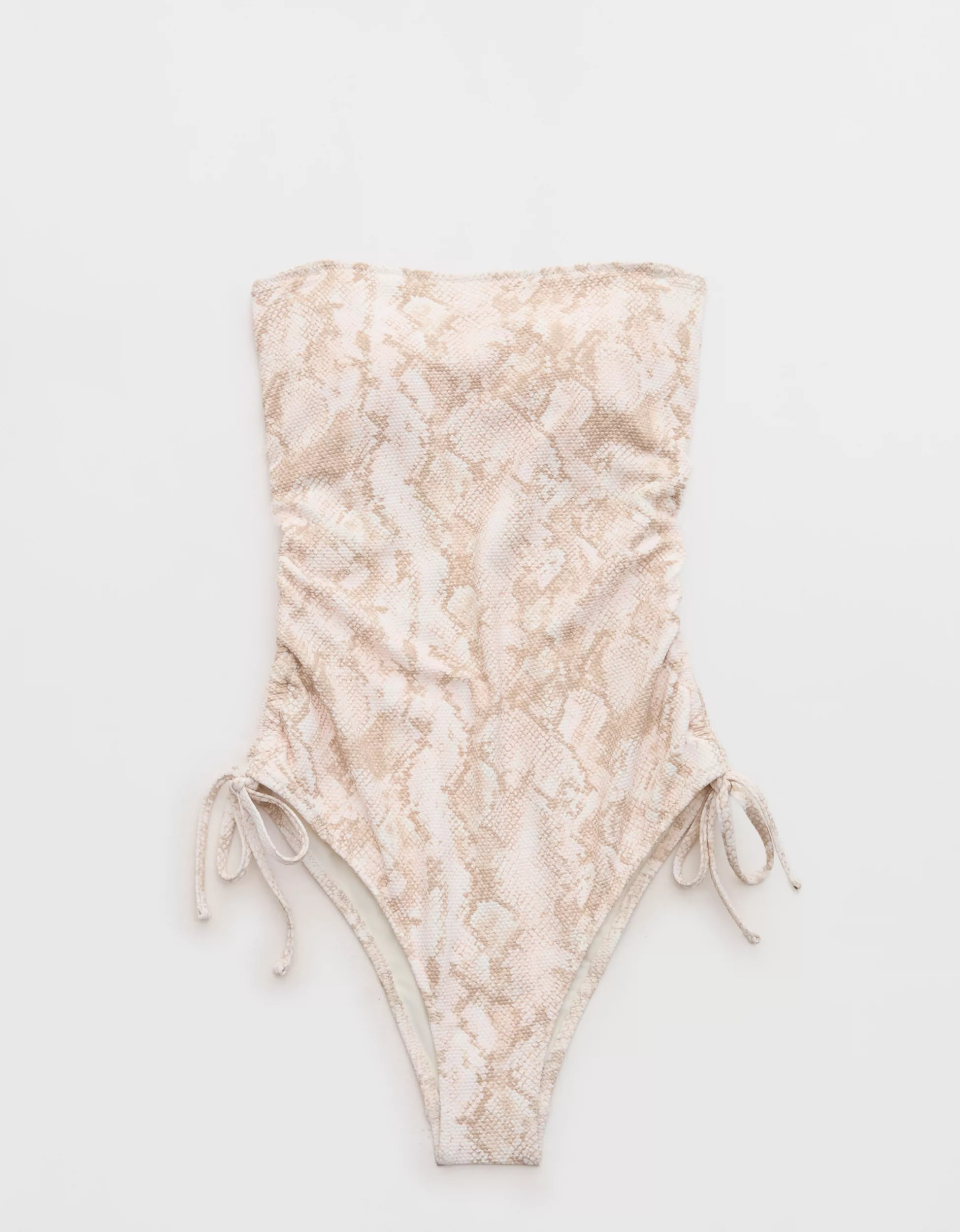 Aerie Pique Cheeky One Piece Swimsuit | Aerie