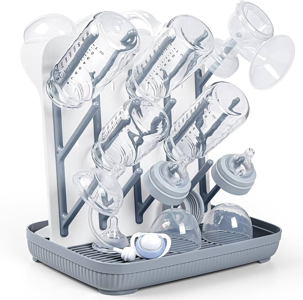 Termichy Baby Bottle Drying Rack: Large Vertical Bottle Dryer Rack Holder - Space Saving Standing... | Amazon (CA)