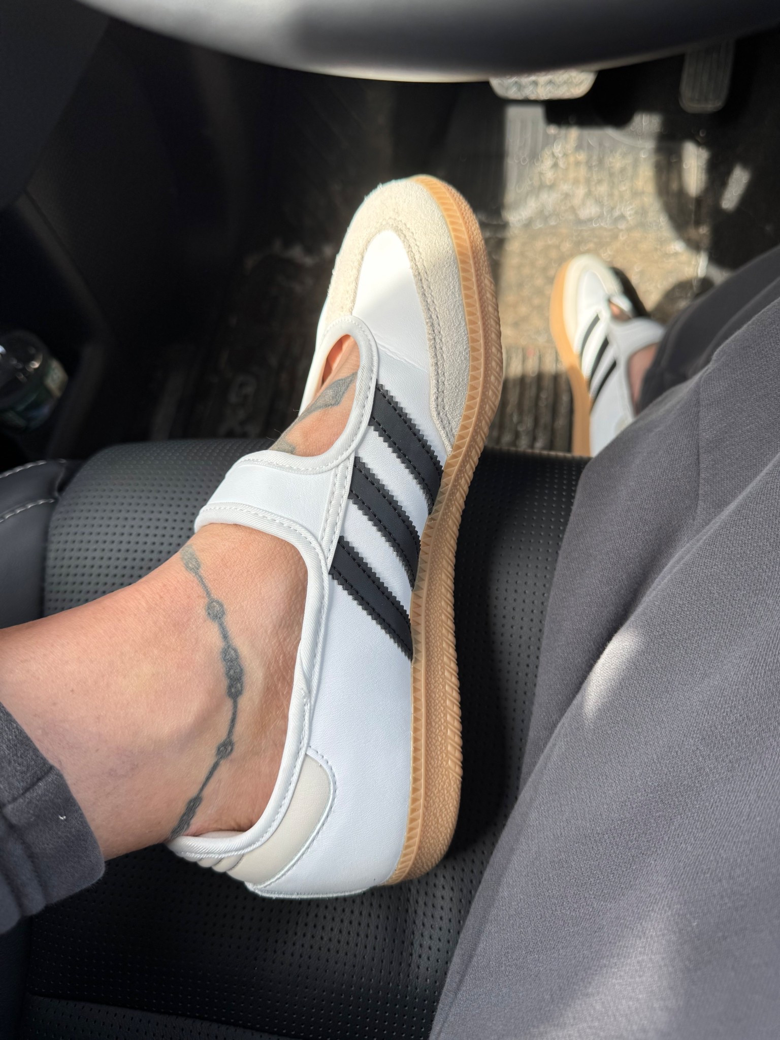 When the sun is shining so you can break out your samba Mary Jane’s tts so comfy and I’m wearing little kids size 7! They were cheaper  

#LTKActive #LTKvlog #LTKdayinmylife