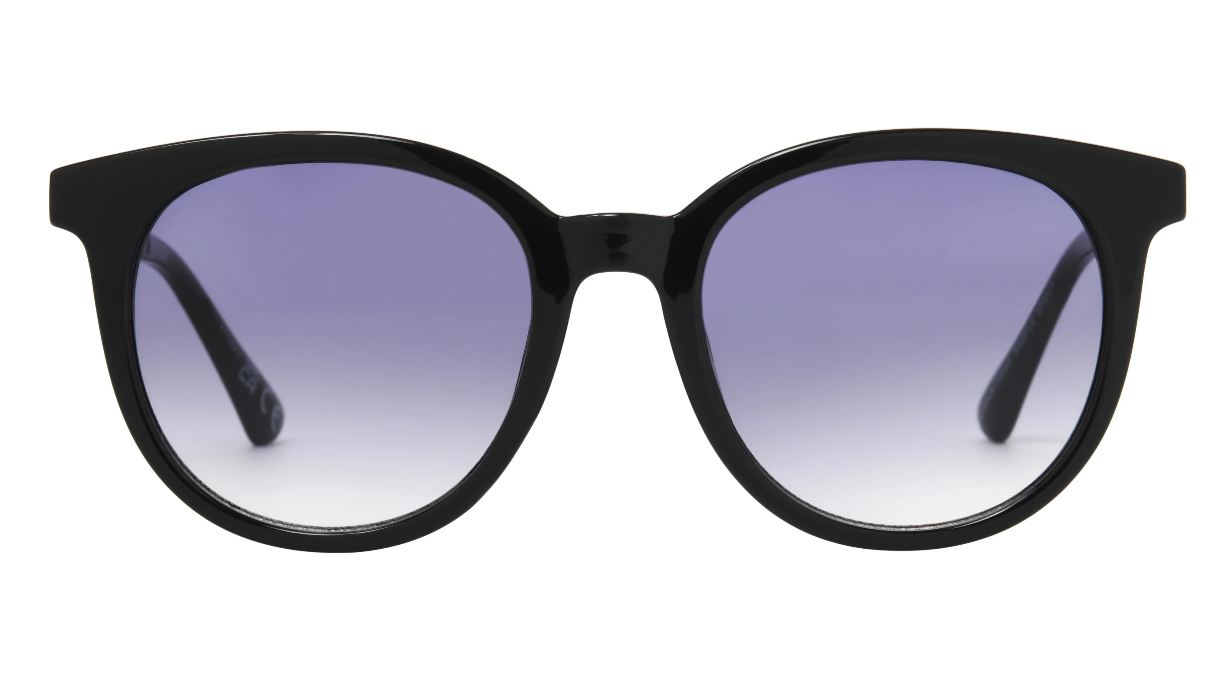 Time and Tru Women's Round Sunglasses, Black | Walmart (US)