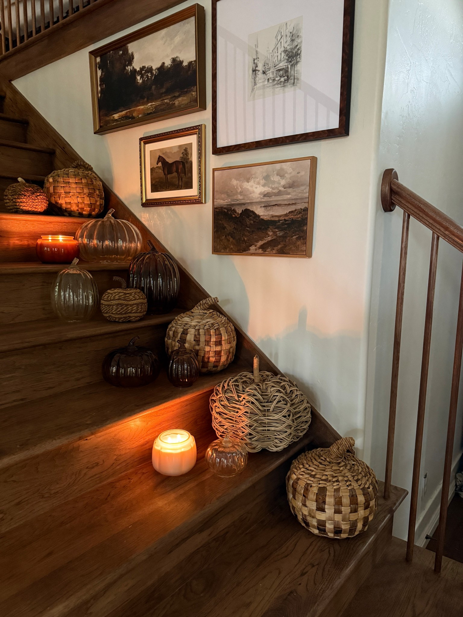 Fall staircase 

#LTKFindsUnder100 #LTKHalloween #LTKSeasonal