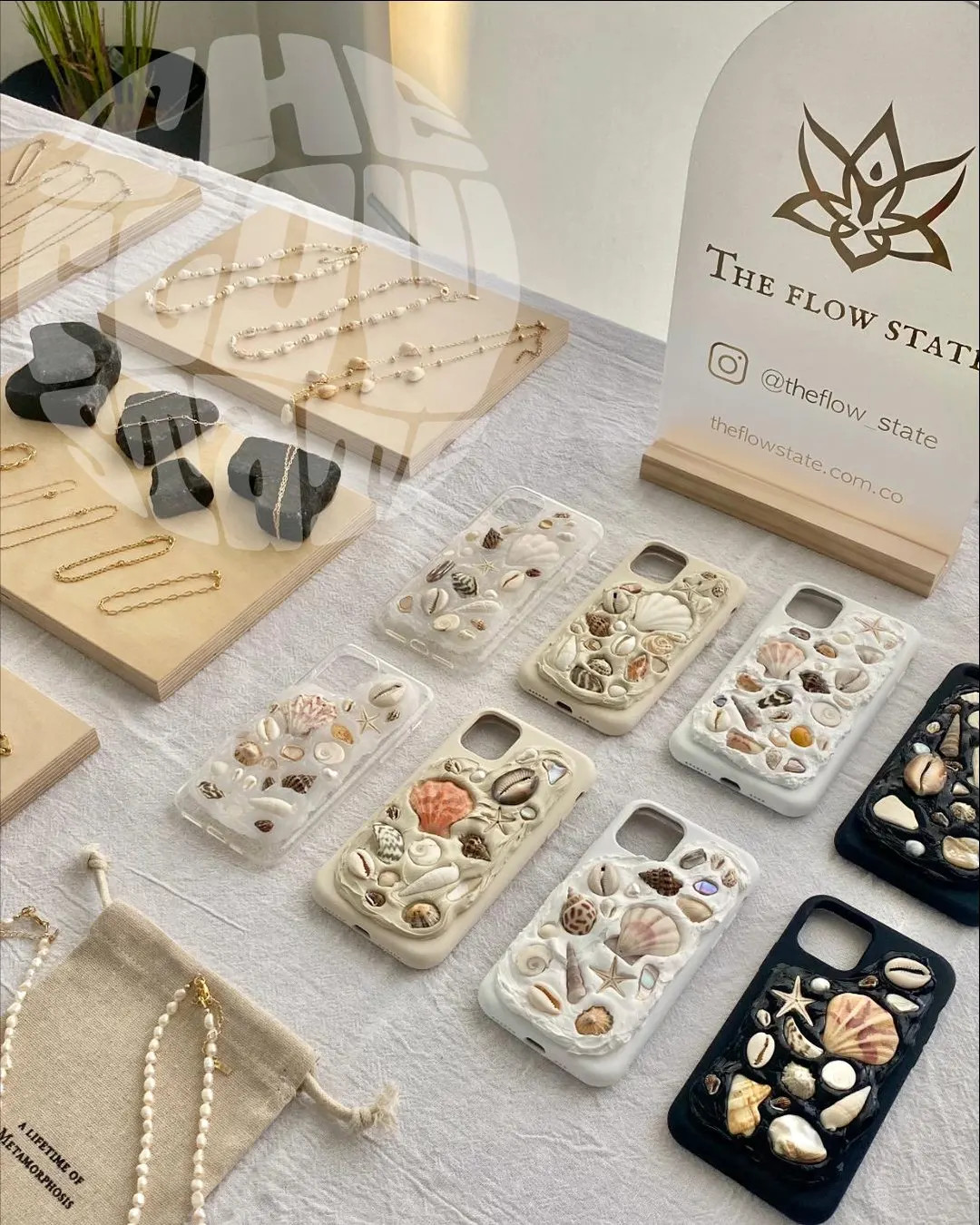 Handmade Sea Shell iPhone Case / Beige White Clear Black / Bespoke Seashell Cell Phone Case / Mos... | Etsy (US)