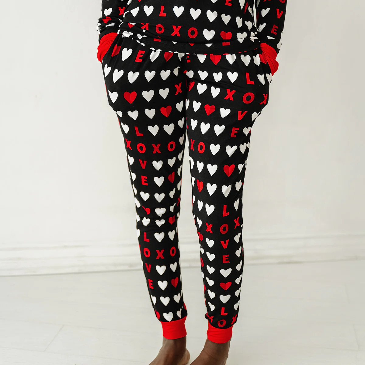 Black XOXO Women's Pajama Pants | Little Sleepies