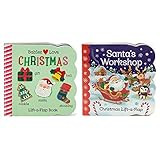 2 Pack Christmas Lift-a-Flap Board Books (Chunky Lift a Flap) | Amazon (US)