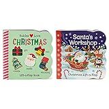 2 Pack Christmas Lift-a-Flap Board Books (Chunky Lift a Flap) | Amazon (US)