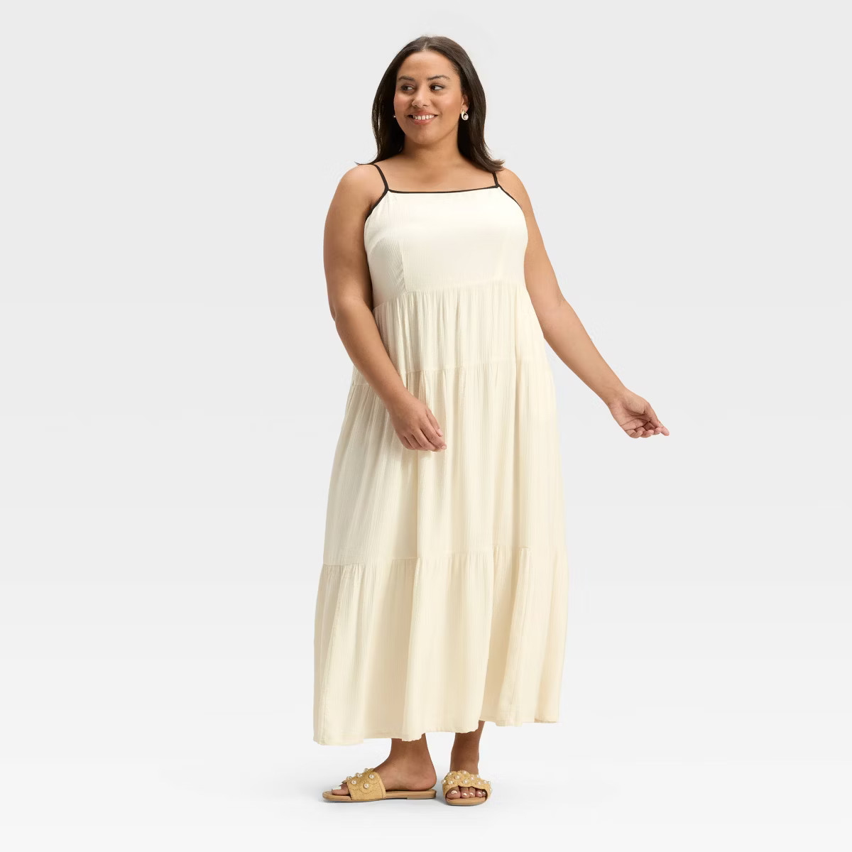 Women's Tiered Maxi A-Line Dress - A New Day™ | Target