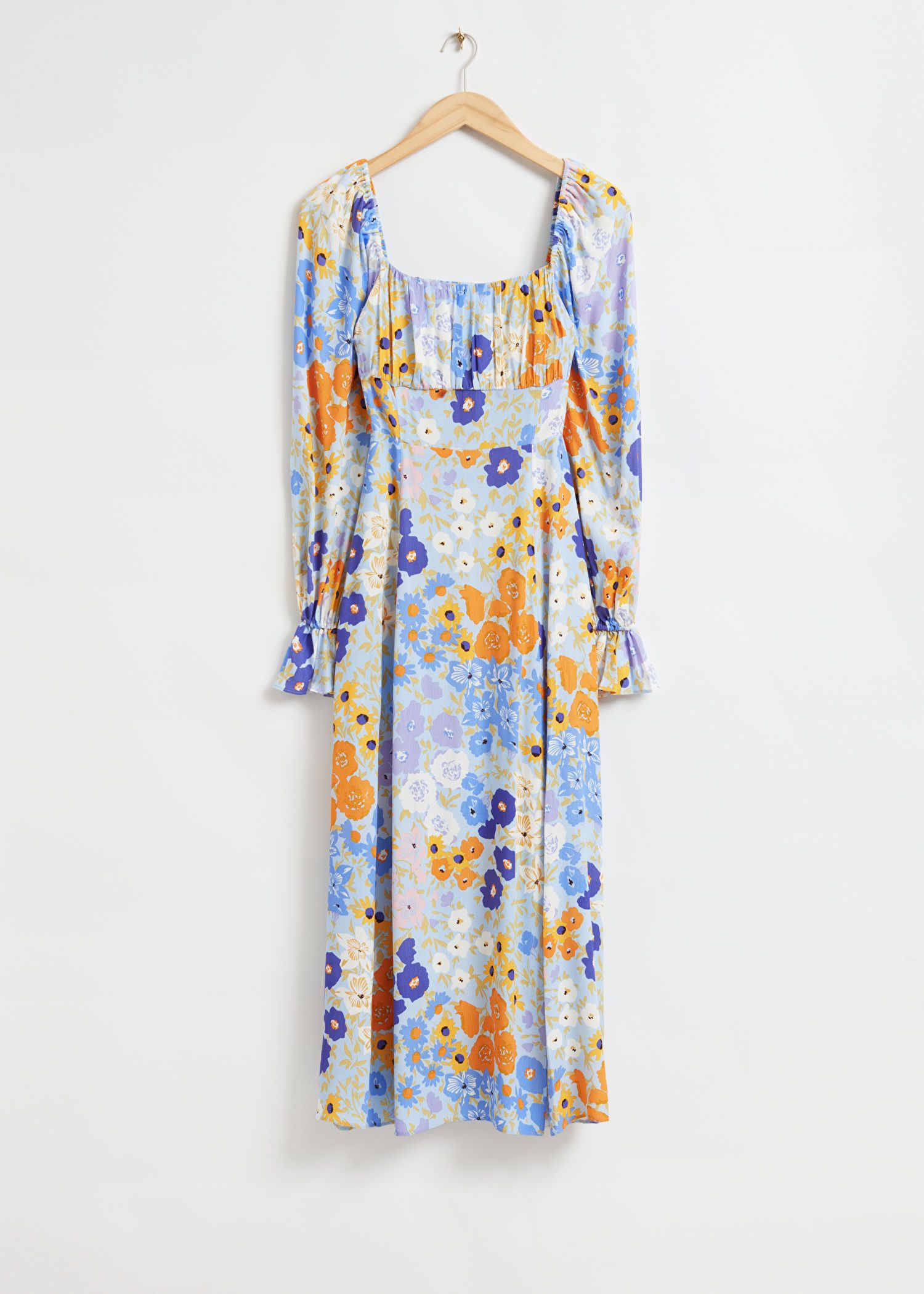 Relaxed Double-Puff Sleeve Dress | & Other Stories US