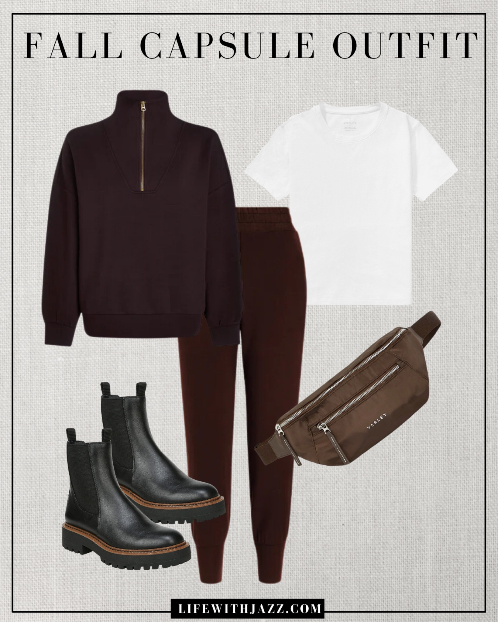 Fall capsule outfit 🤎 

Chocolate brown matching set / white tee / waterproof boots / comfy set / running errands / aritzia/  Madewell / Nordstrom / fall style / fall fashion / fc24

#LTKStyleTip #LTKSeasonal