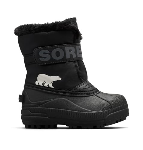 SOREL Toddler's Snow Commander Boot - Black, Charcoal - 6 | Amazon (US)