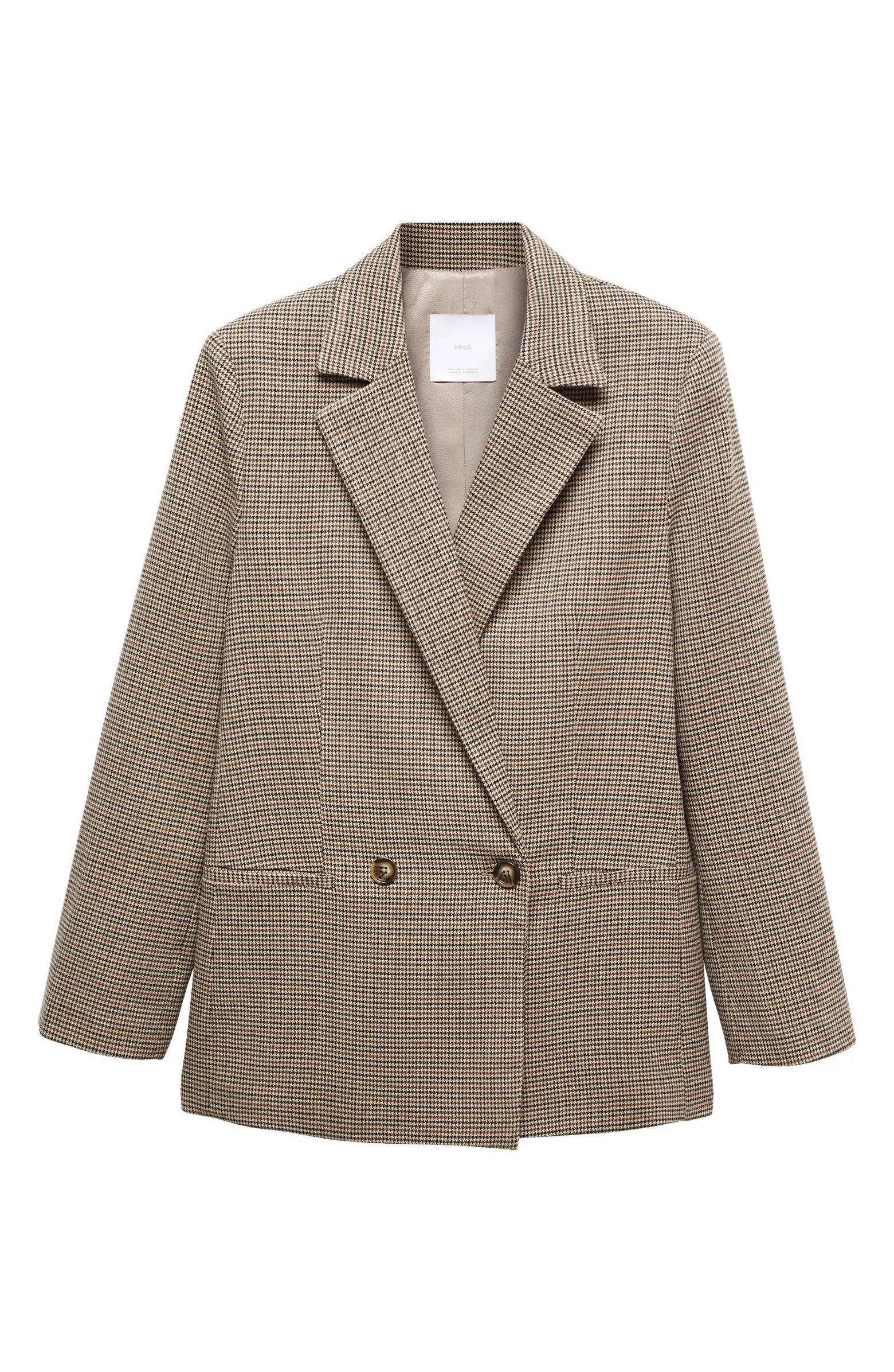 Houndstooth Double Breasted Blazer | Nordstrom