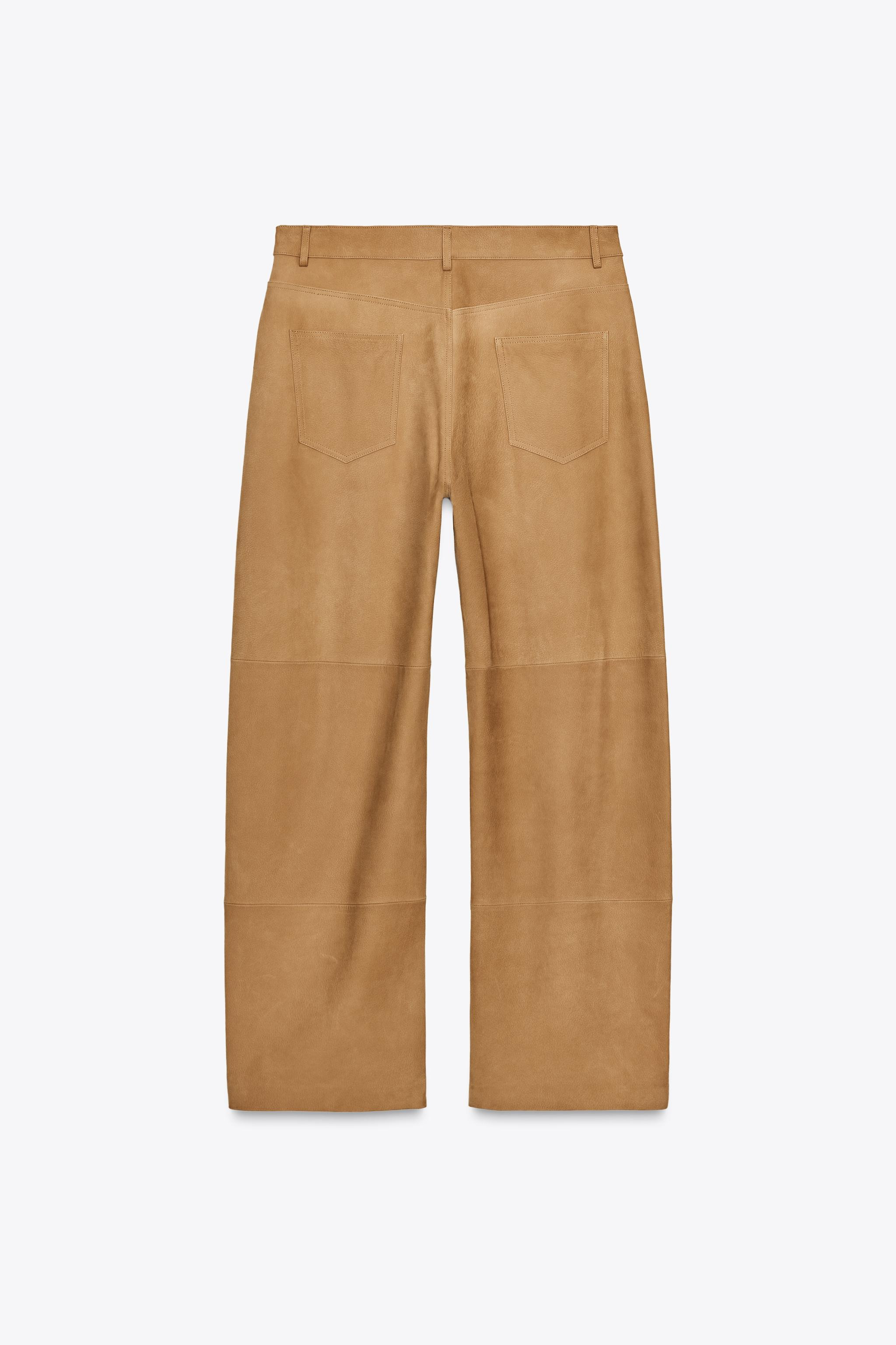 ZW COLLECTION LIMITED EDITION LEATHER PANTS | Zara US