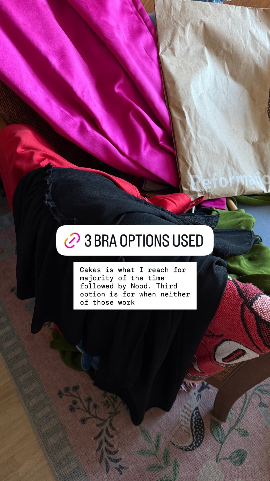 Cakes is what I reach for majority of the time followed by Nood. Third option is for when neither of those work @cakesbody