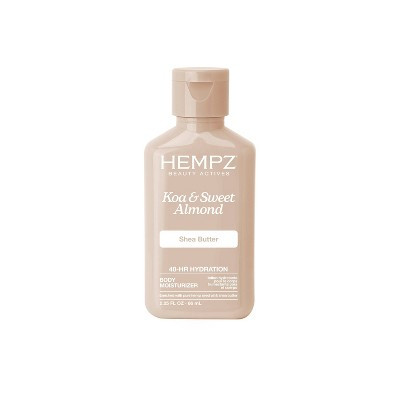 Hempz Beauty Actives Body Lotion with Smoothing Shea Butter - Koa & Sweet Almond - 2.25 fl oz | Target