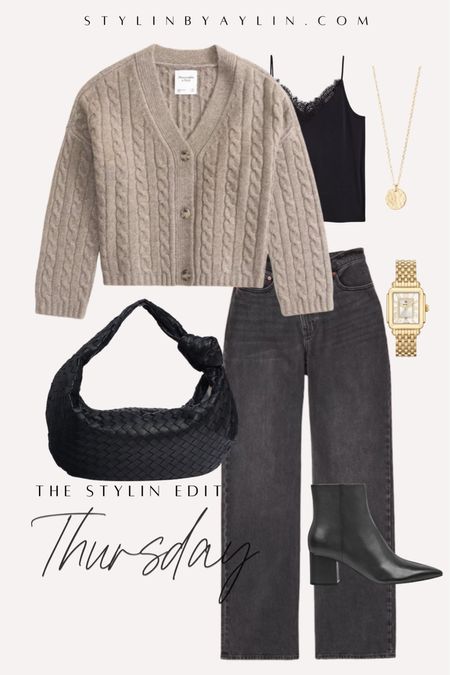 OPTW- Thursday edition, casual style, cardigan, booties, StylinByAylin 

#LTKfindsunder100 #LTKstyletip
