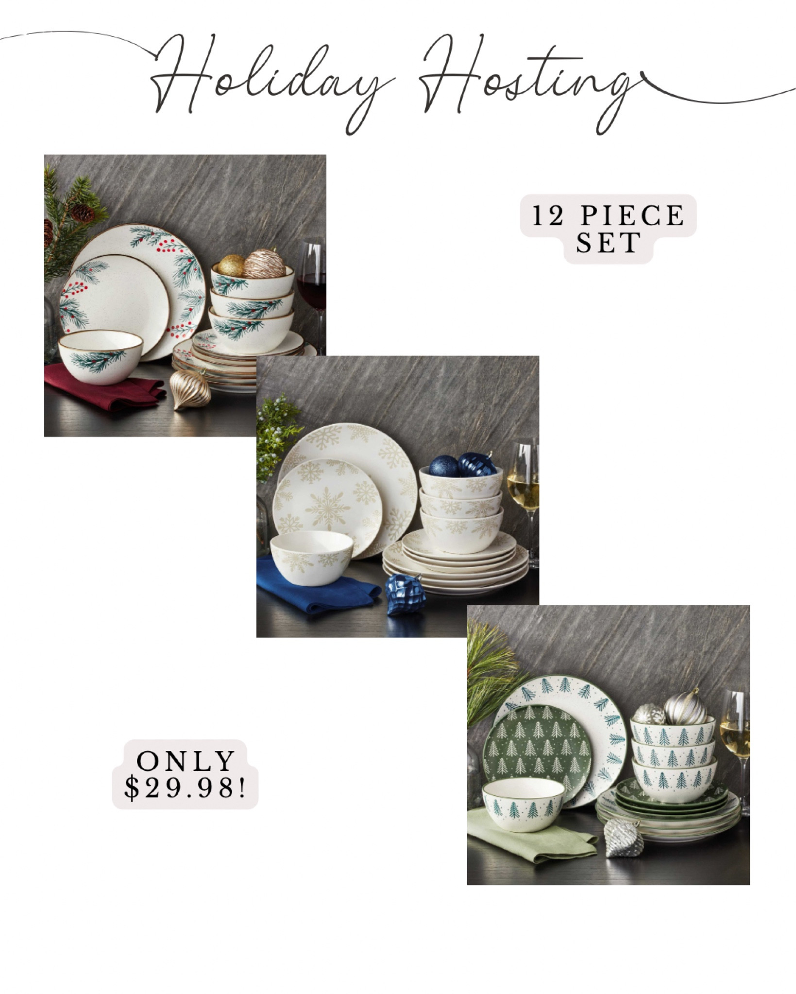 If you’re still needing some last minute dinnerware for your Holiday hosting or want to put together a beautiful Christmas tablescape, Sam’s Club has you covered! 

#LTKSeasonal #LTKHome #LTKHoliday