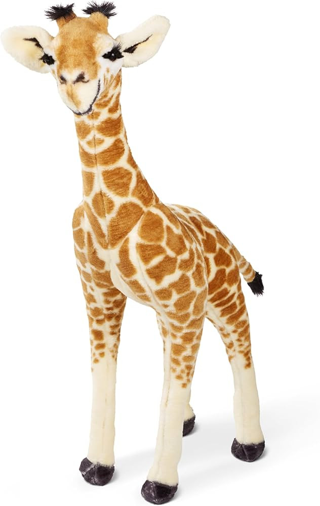 Melissa & Doug Plush - Standing Baby Giraffe, Brown and Peach | Amazon (US)