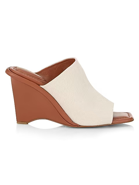 Frame Le Naomi Wedge Mules | Saks Fifth Avenue
