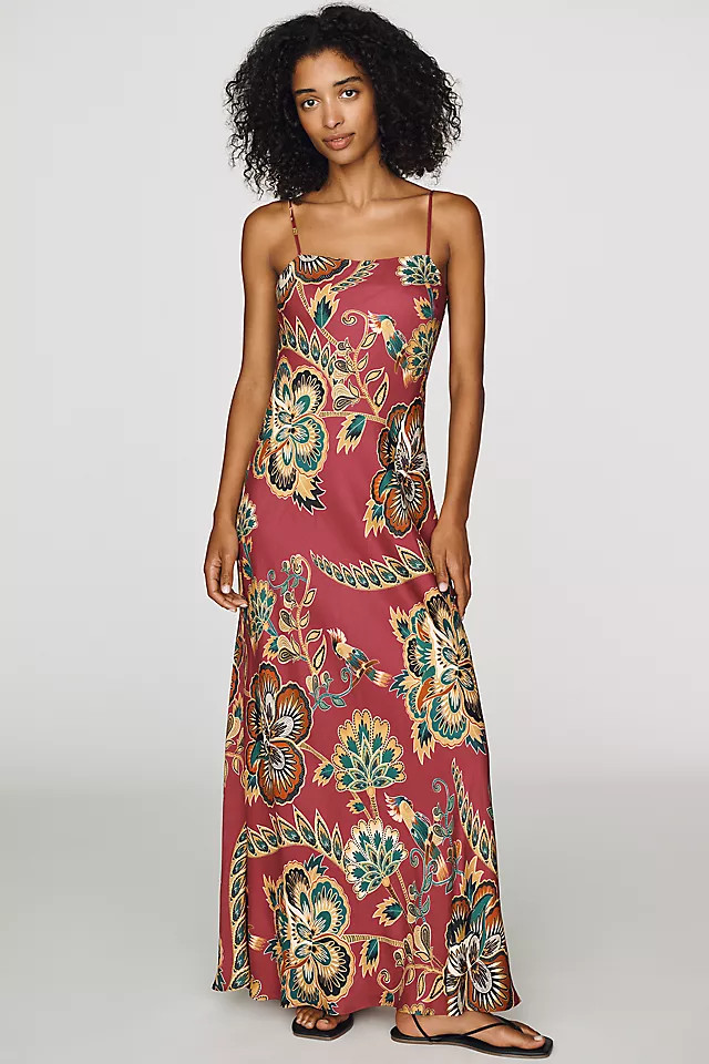 Farm Rio x Anthropologie Maxi Slip Dress | Anthropologie (US)