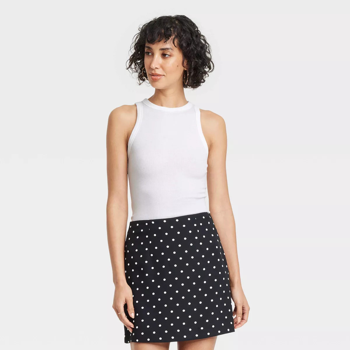 Women's Slim Fit Ribbed Tank Top - A New Day™ | Target